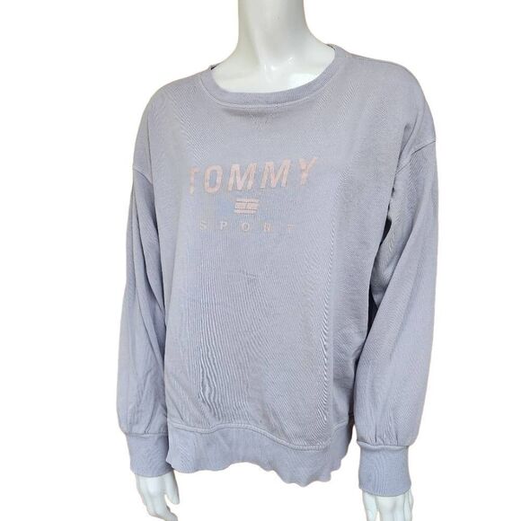 Tommy Hilfiger Sport Light Blue Sweatshirt (S) - Picture 3 of 6